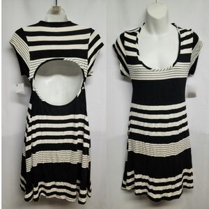 Stiletto's Striped Cutout Dress.  Sz Lrg. New.